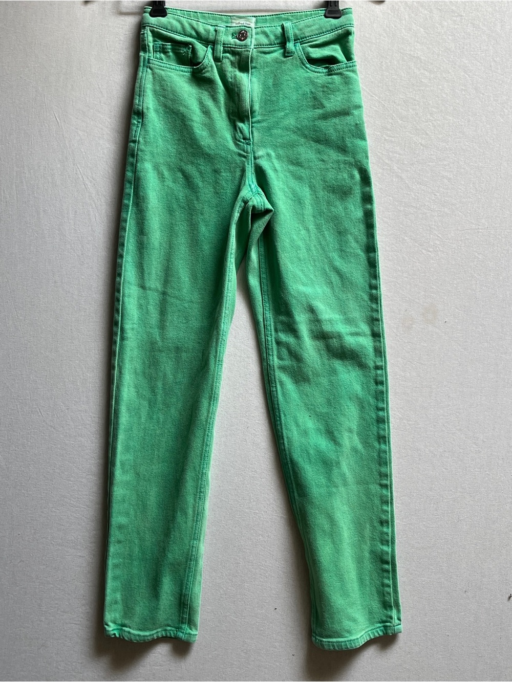 Wilfred Free Aritzia Green Straight Leg Denim Jeans Size 00